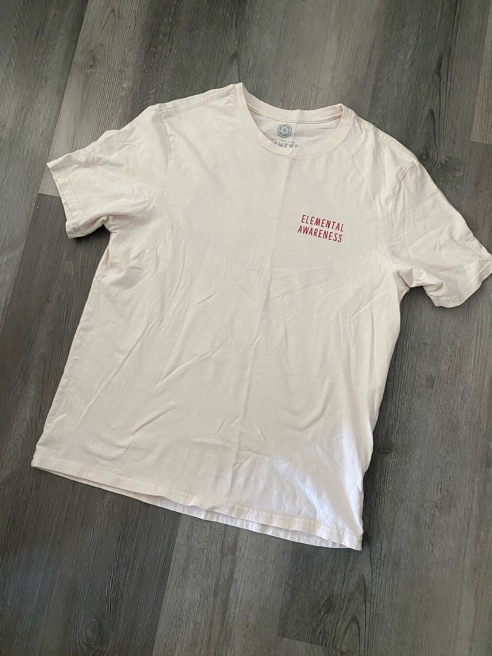 Element Beige 'Elemental Awareness' Crew Tee